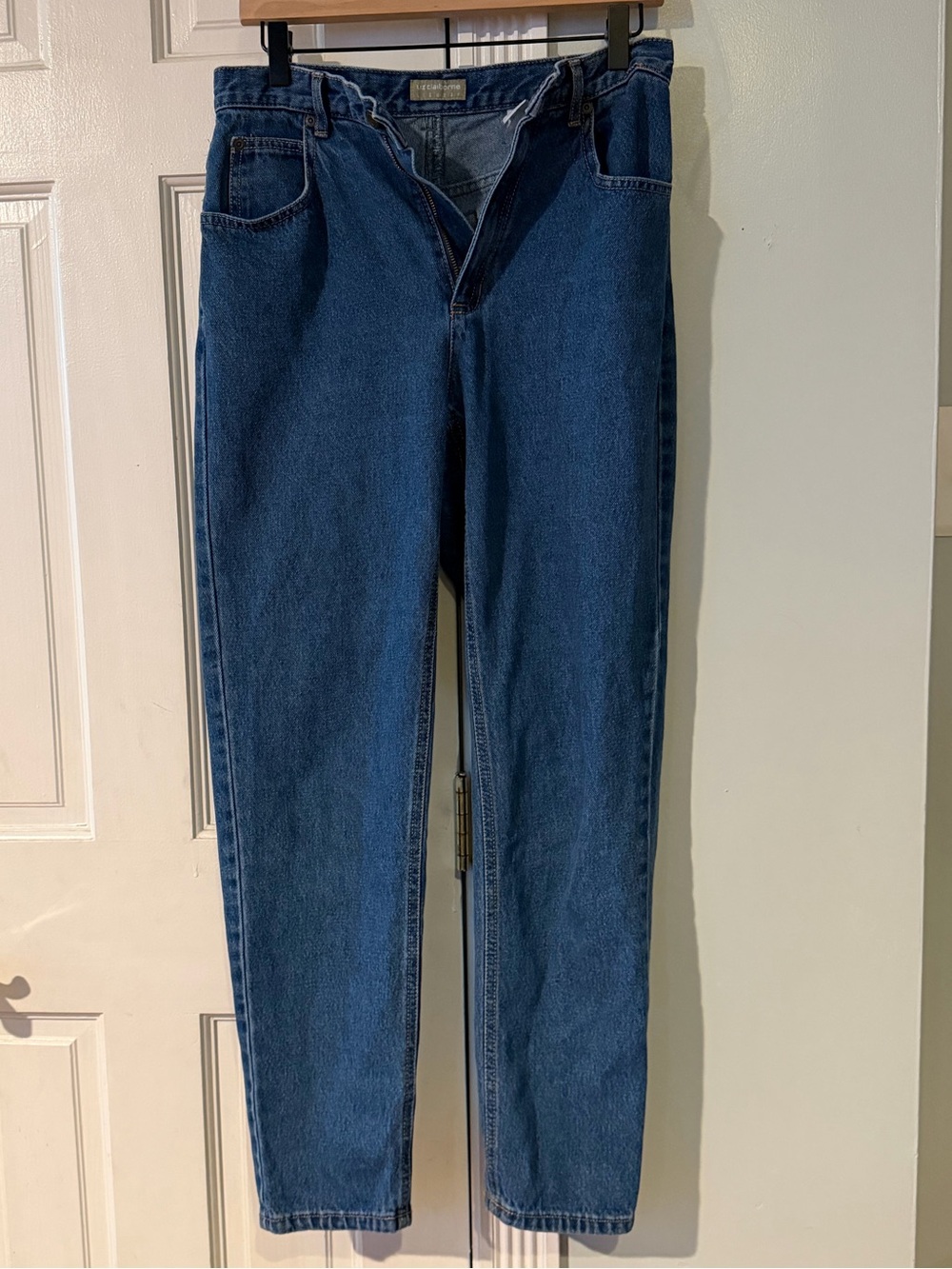 Vintage Liz Claiborne Lizwear Mom Jeans 6 Short 100% Cotton High Rise